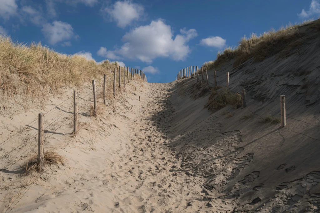 Strand in de buurt